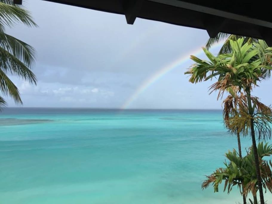 Sip your morning coffee while looking out over the turquoise waters of Barbados!