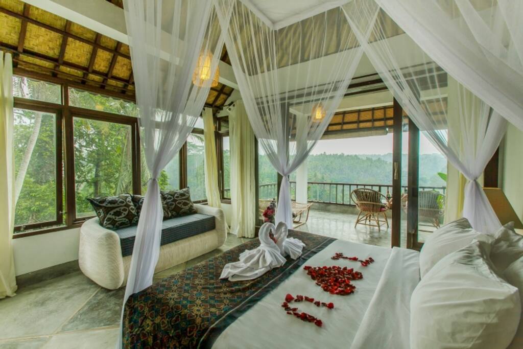 The view in bed