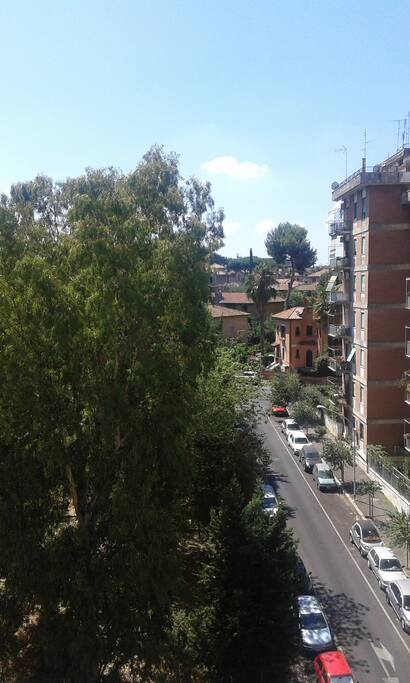 Vista dall’appartamento