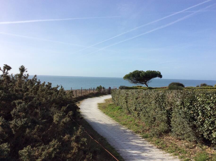 accès plage