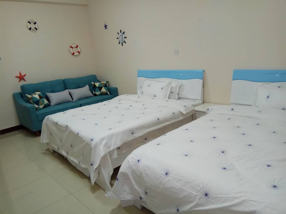 对床/twin bed