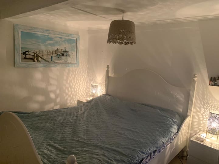 This is our blue room.