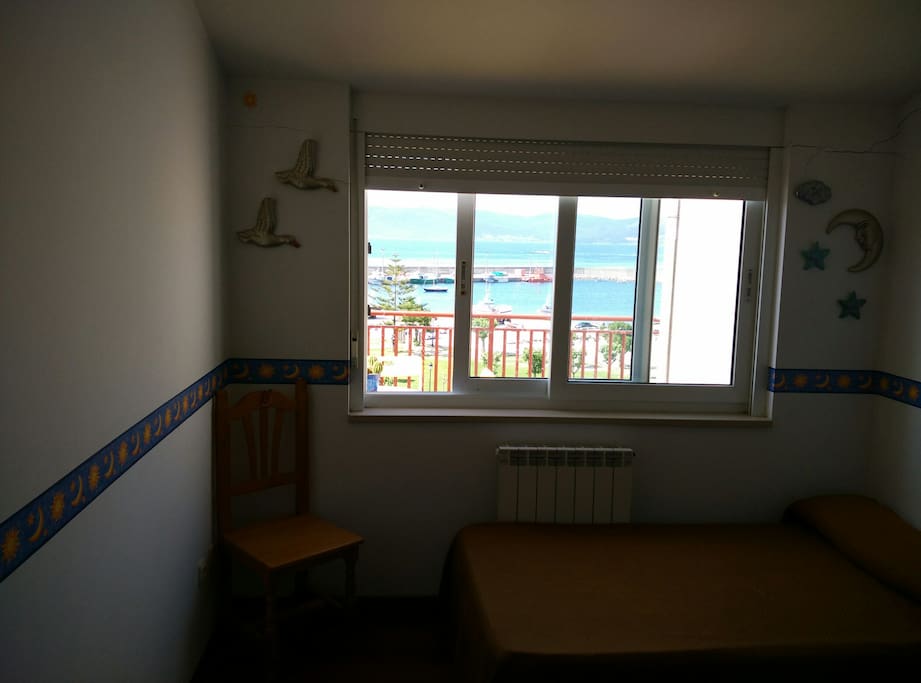 Habitación de camas gemelas con estupendas vistas