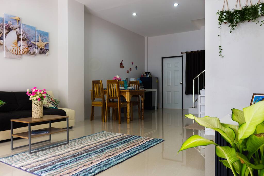 1-st floor: Living room + Dining room & Kitchen Area