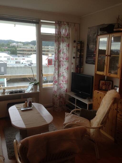 Stua mot vest, TV og internett,Wifi.