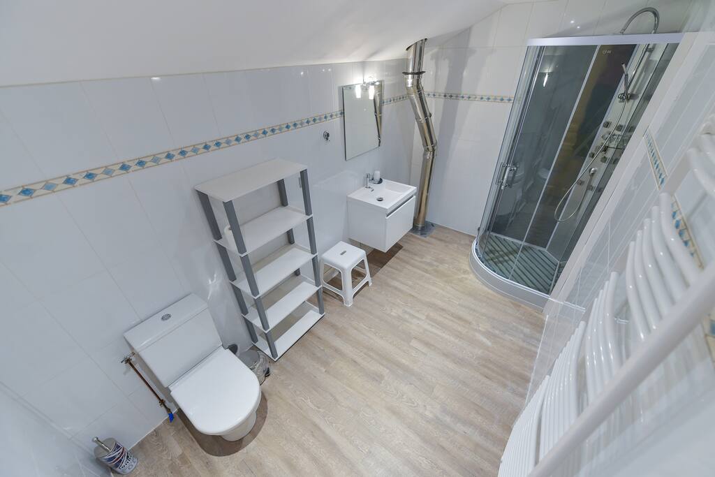 la salle de bains privative