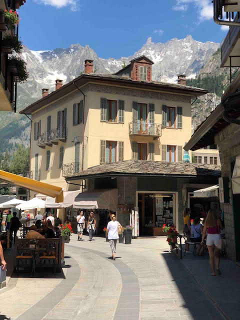 In the heart of Courmayeur