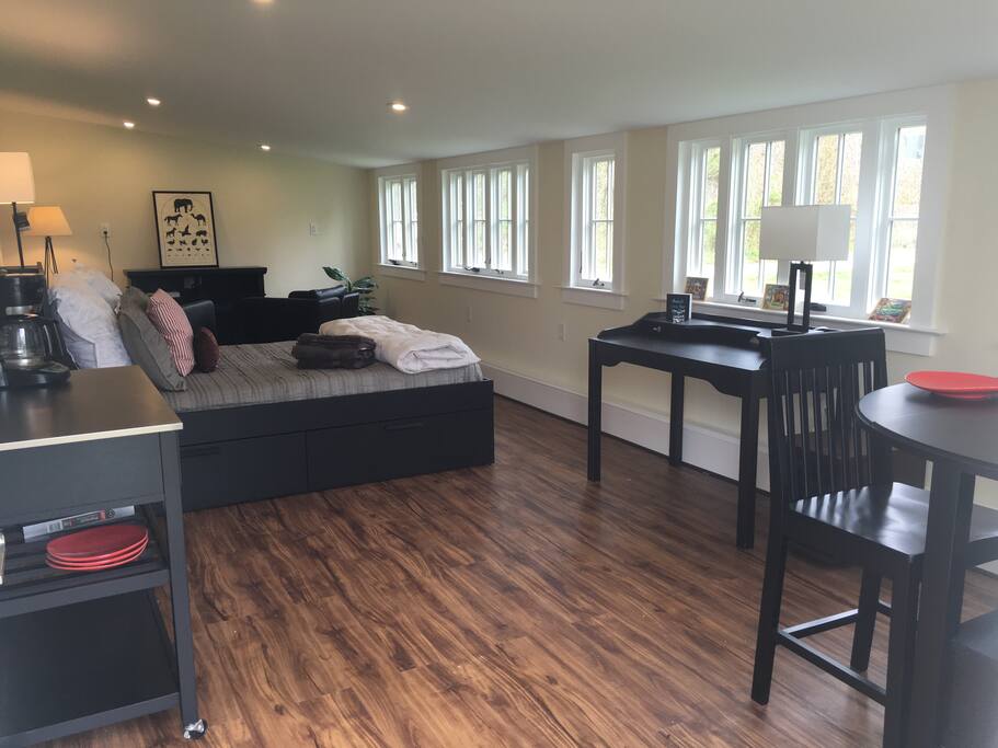 Full view of room from the entryway