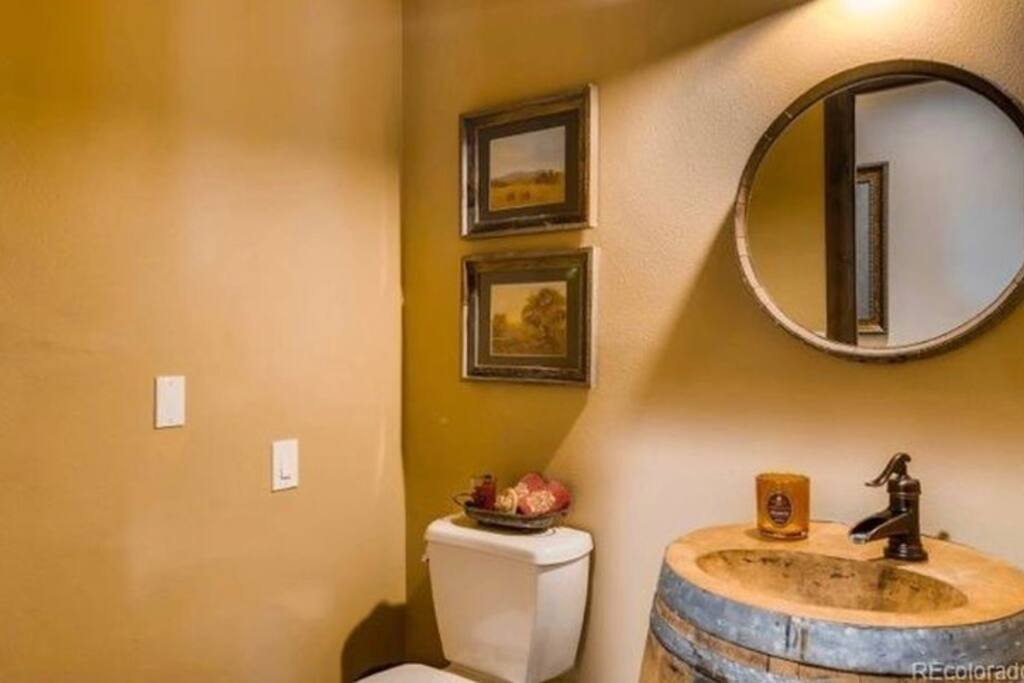 Half bath on main level
