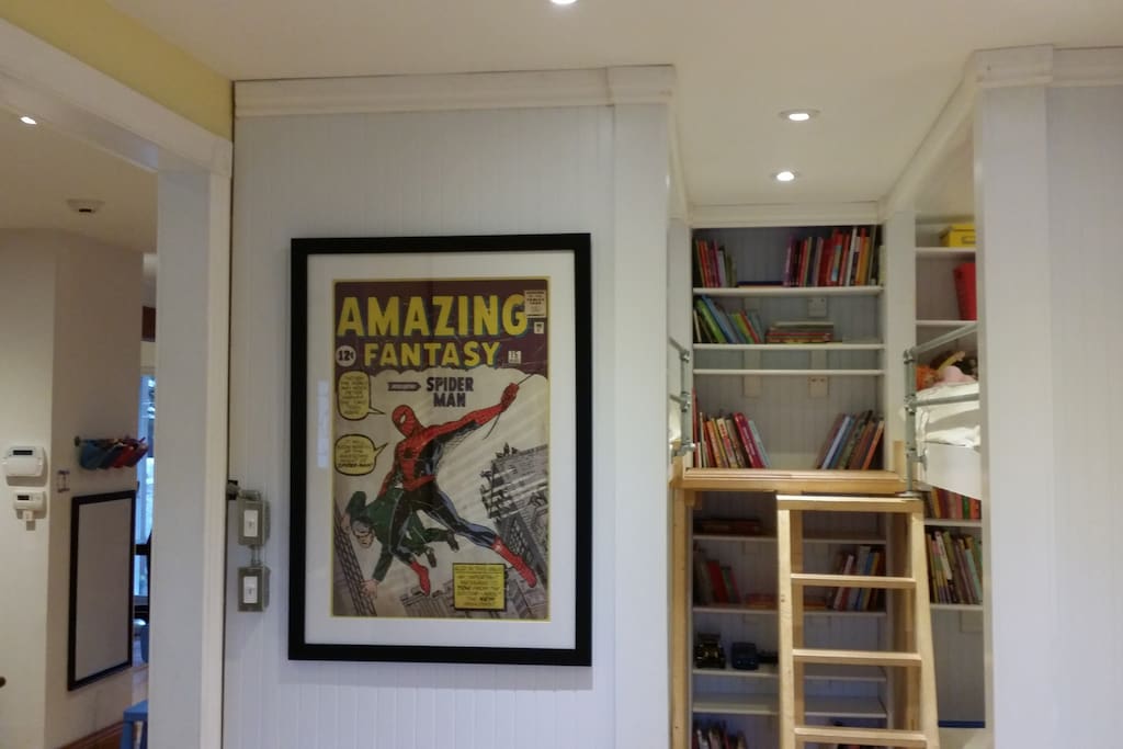 Grande chambre avec 2 lits superposés