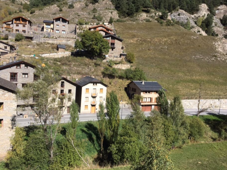 Vista de la casa