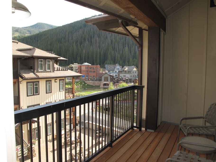 Views from the balcony!