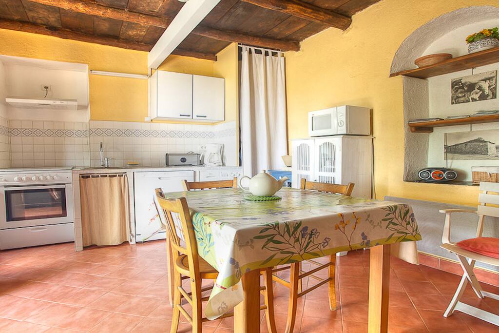 Cuisine et salle de vie