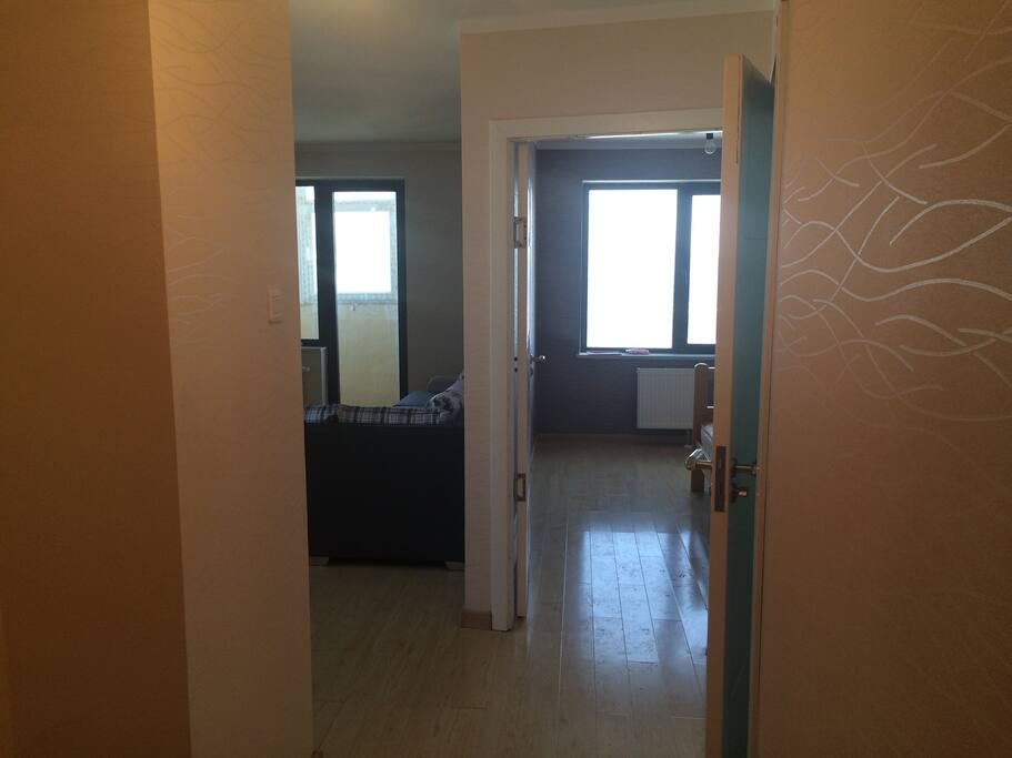 1 living room and 1 bedroom