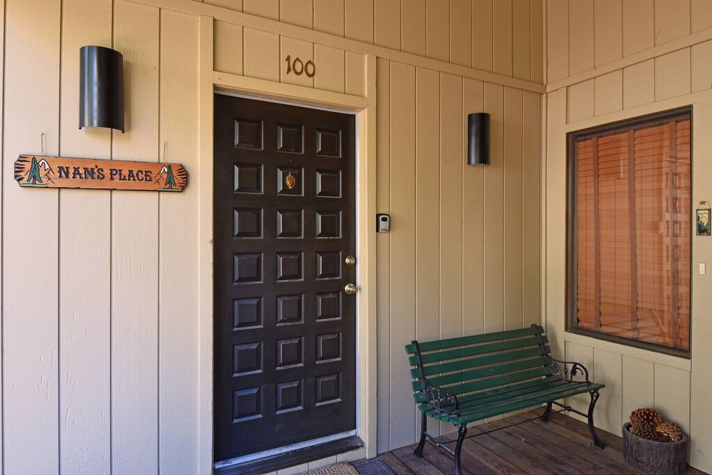 Front door - unit is #100