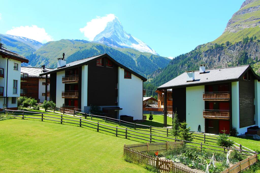 Aussicht Wohnung Monte Rosa