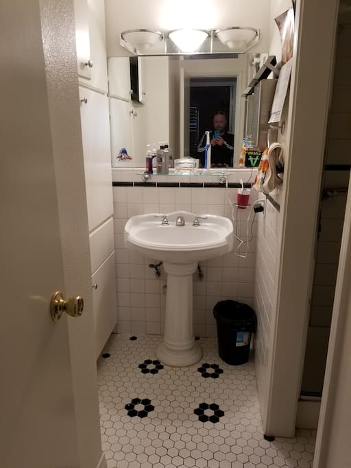 Beautiful clean bathroom