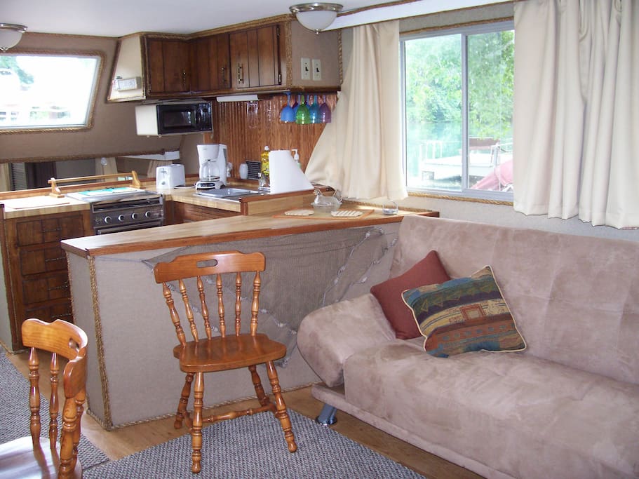 Main Cabin is large and comfortable.
