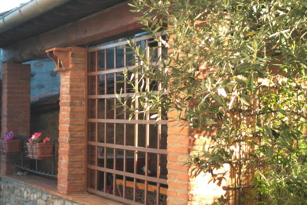 Terrace seen from outside