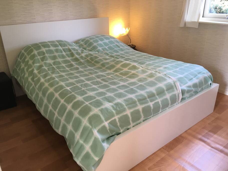 160x200m opgemaakt bij aankomst