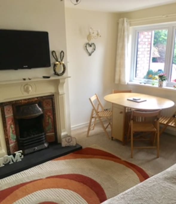 New dining room table and chairs.