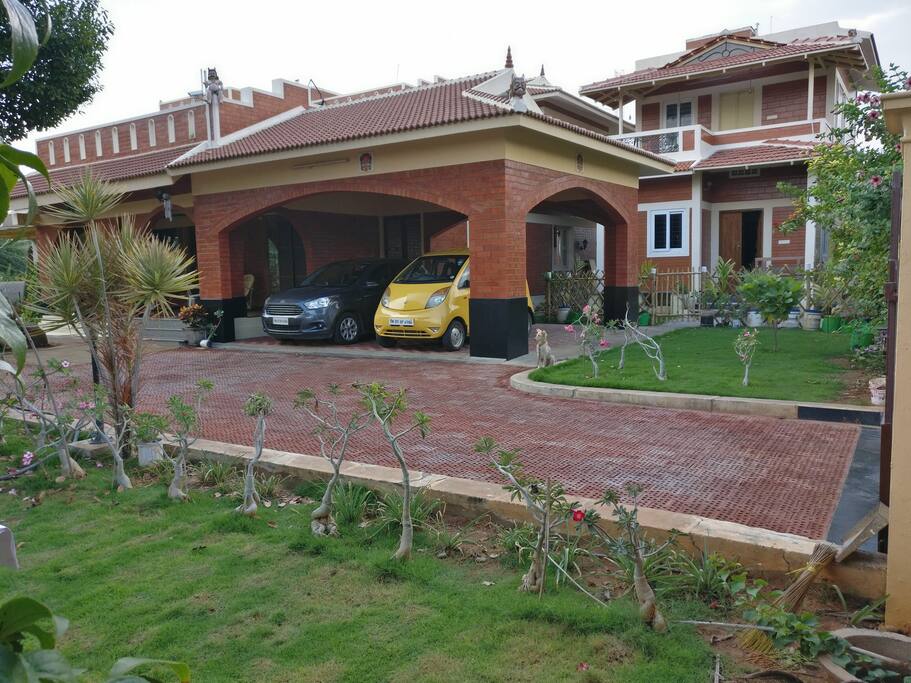 View from inside the compound
