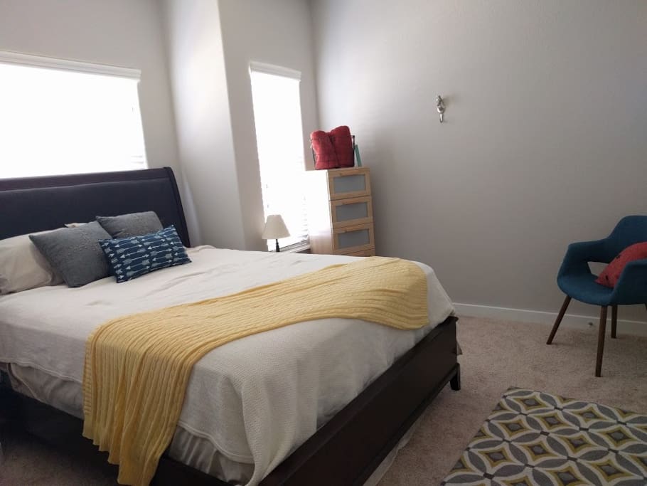 Lots of storage space and natural light