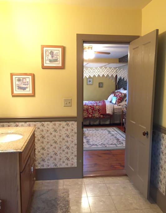 Newly renovated private bath