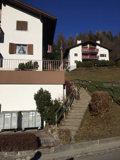 kleiner Aufstieg zum obersten Haus