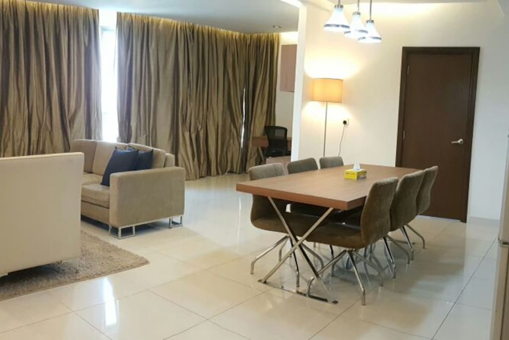 Spacious and Modern Furniture @ 1200sqft living area