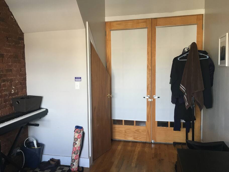 Lots of room, hardwood floors and closet space