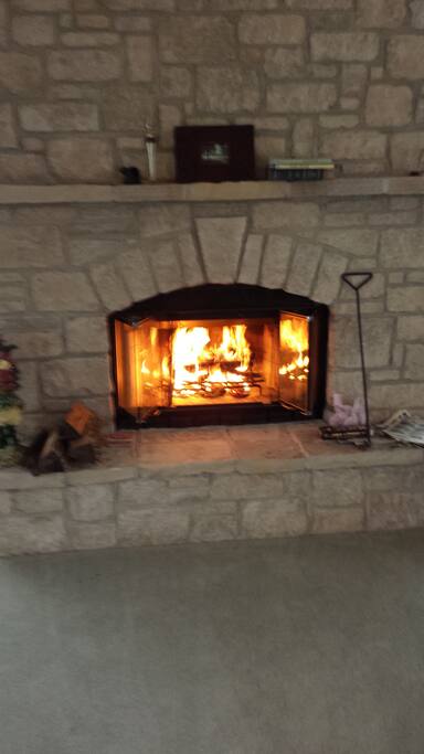 Fireplace in the Great Room