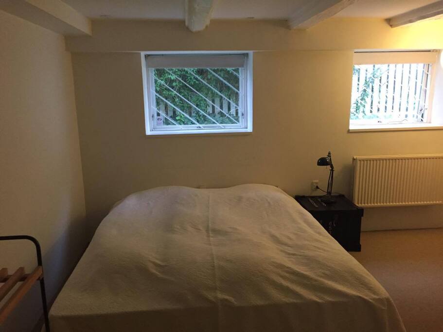 Really nice double bed - can be singled out to two beds.