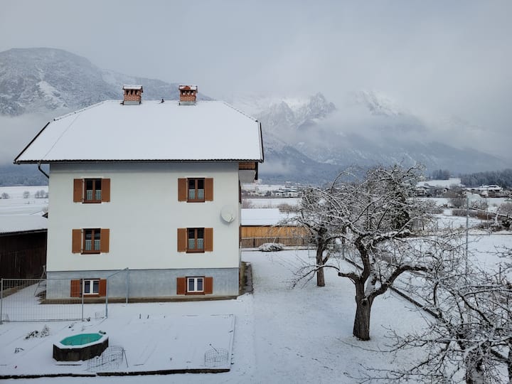 Modern apartment near Innsbruck with a mountain view