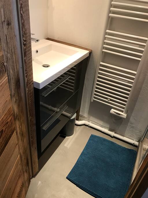 Salle de bain du Bas avec douche