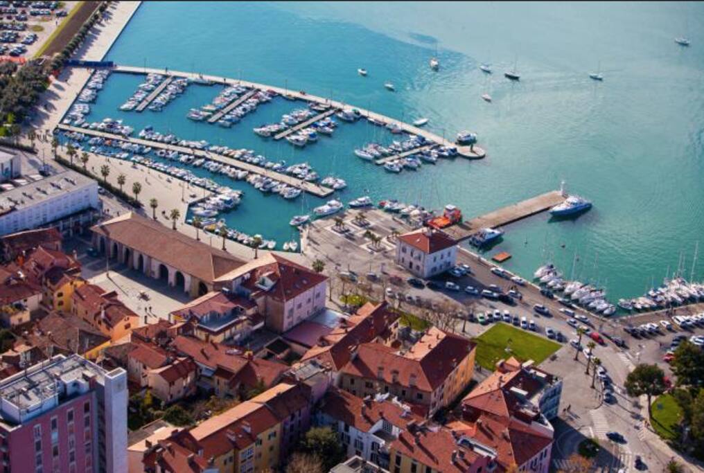 Plane view of the Marina
