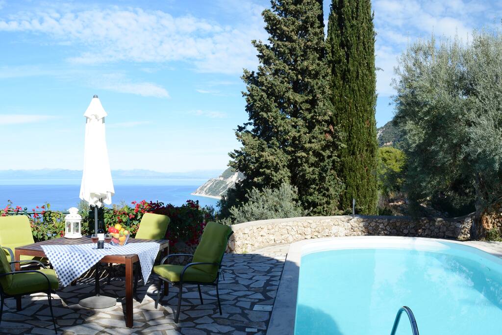 terrace & pool