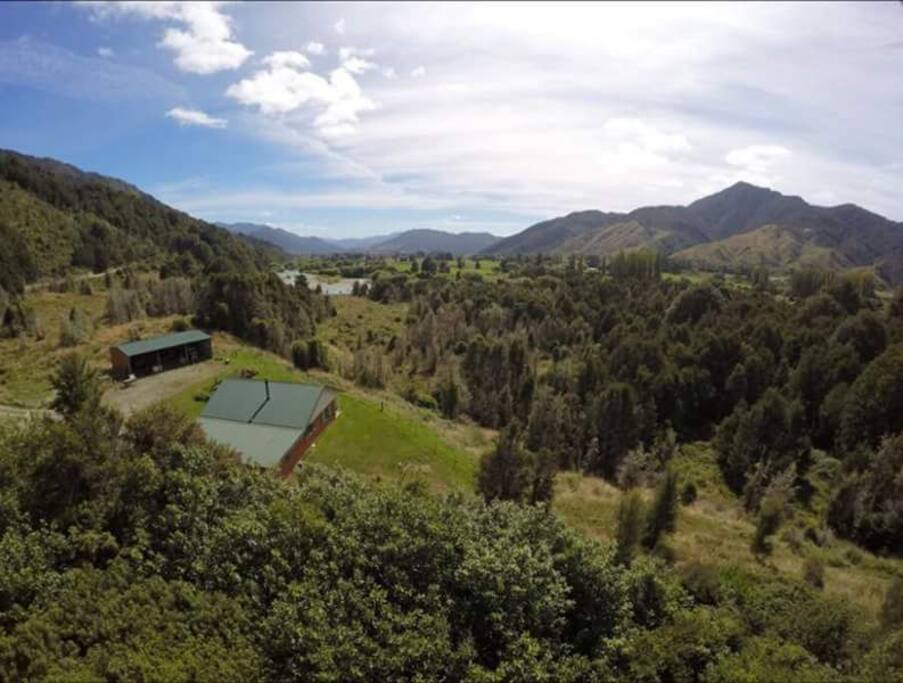 Aerial picture of our house