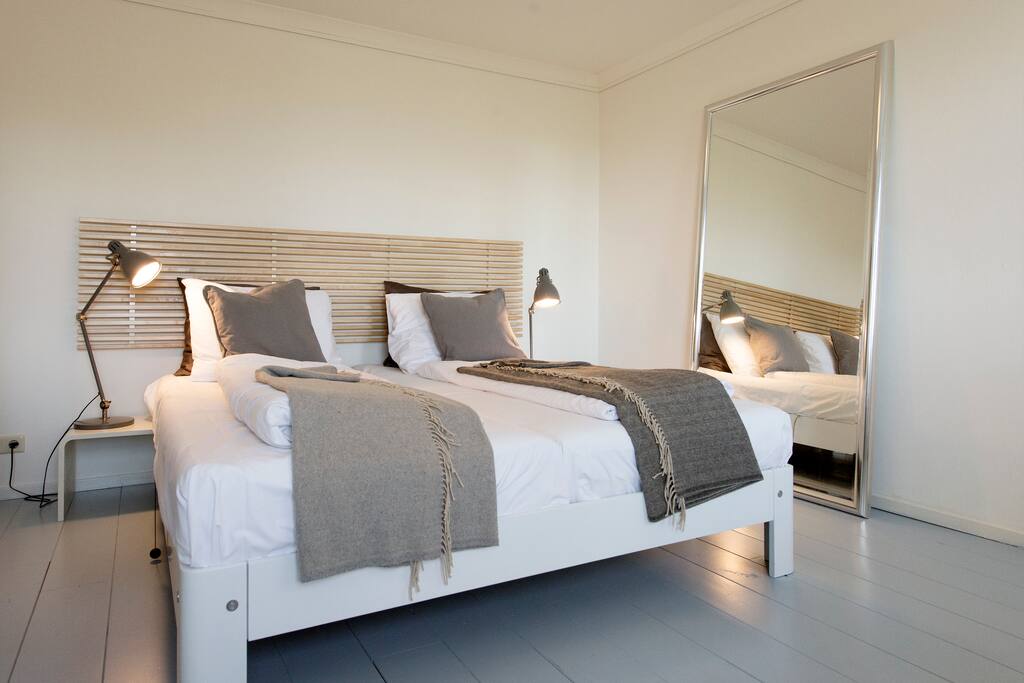 slaapkamer met privé badkamer