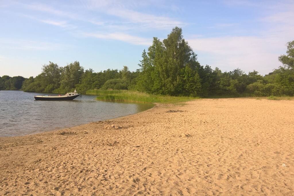 One of the beaches near our home (7 mins on the bicycle)