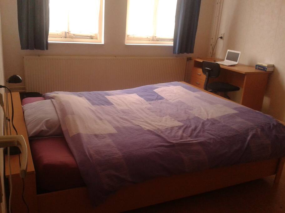 The bedroom with double bed