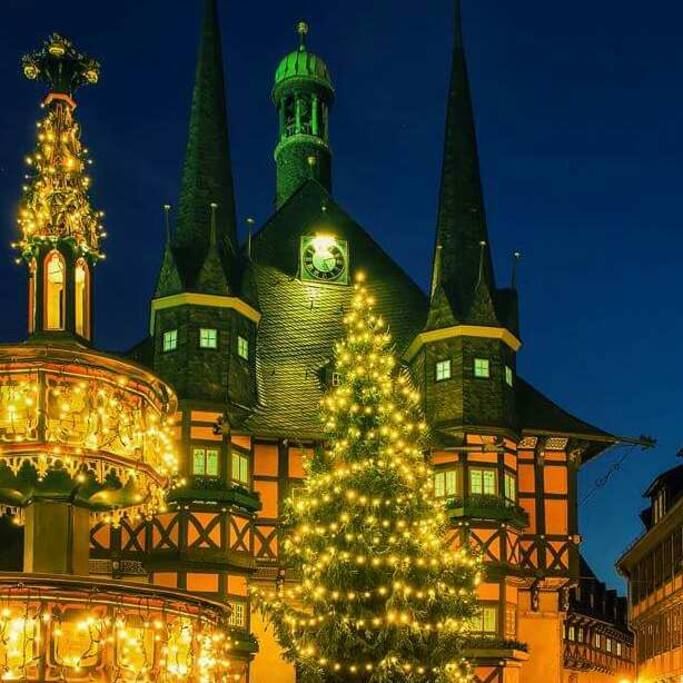 Unser Rathaus zum Weihnachtsfest