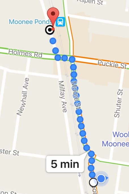 So close to the train station!