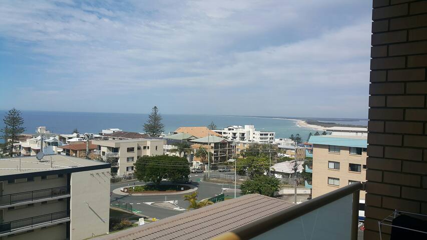 Great ocean views near the beach and restaurants
