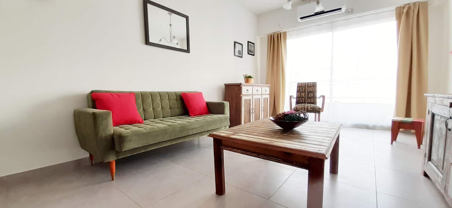 Apartamento de 1 quarto com varanda em Almagro