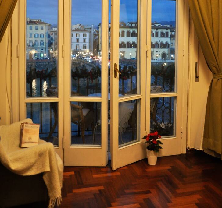 Winter view from our exquisite balcony!