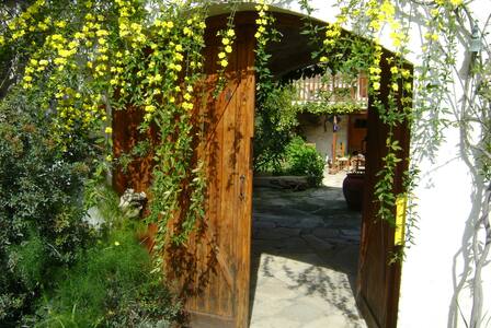 Stone built traditional house near the sea