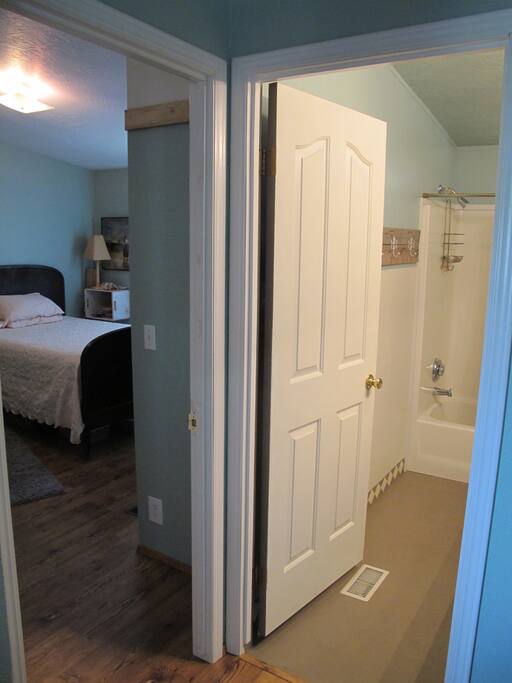 NW Room with bathroom directly next door