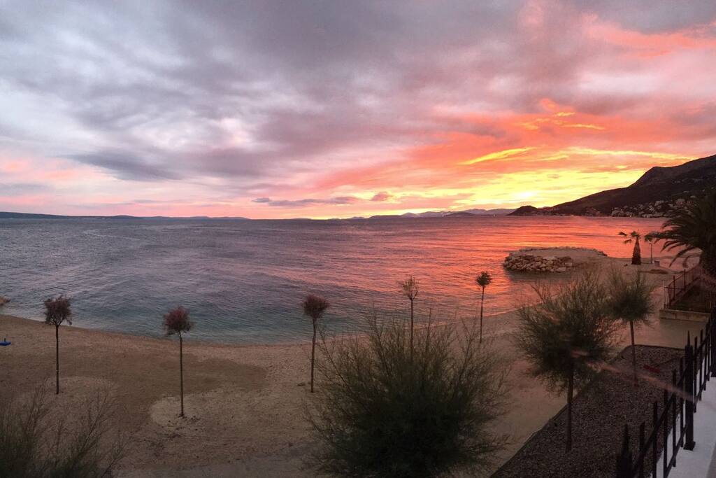 sunset - view from the terrace