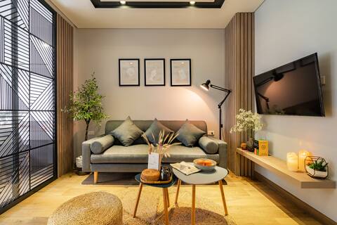 XOI Zion 3☆Terrace✧Kitchen✧Lift✧WasherDryer@Center